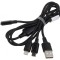 Cablu Nichelat Negru 1m 30AWG 2A
