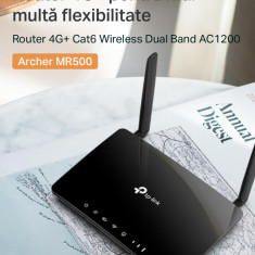 Router 4G+ Cat6 Wireless Dual Band AC1200, cu cartela