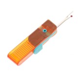 Dispozitiv pentru Descusut, Taietor de Etichete, 1.7 x 7 cm, Pliabil, din Plastic, Albastru/Portocaliu