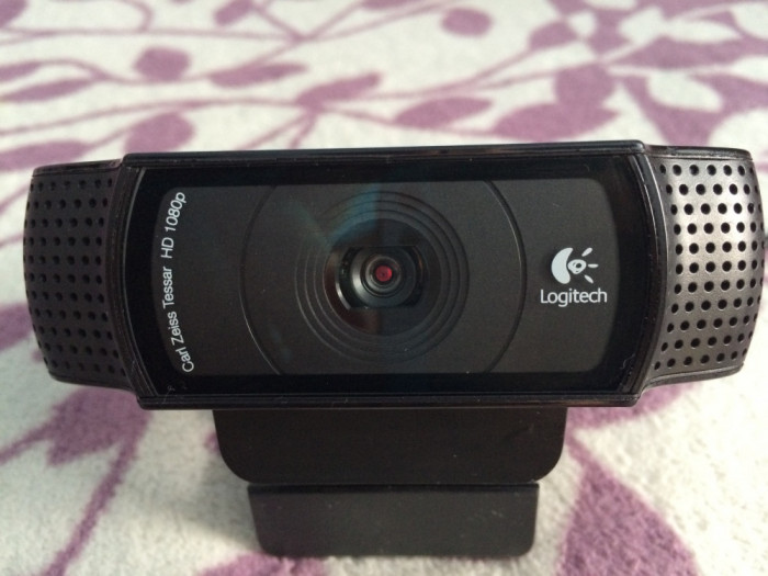 Camera web Logitech HD Pro C920, Full HD, Negru.CITITI DESCRIEREA CU ATENTIE!