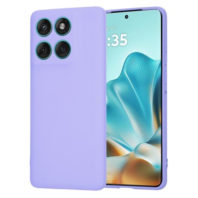 Husa silicon Motorola Edge 60 Fusion Techsuit SoftFlex, violet foto