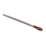 Cumpara ieftin Pila triunghiulara cu maner din plastic, 12 x 400 mm