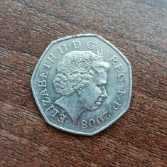 M3 C50 - Moneda foarte veche - Anglia - fifty pence - 2008