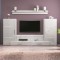 Living Domino 280x45x140 cm, MDF Alb Lucios