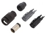 Conector Circular Tată Aurit 2-PIN 4A
