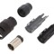 Conector Circular Tată Aurit 2-PIN 4A