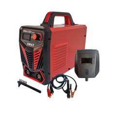 Aparat de sudura invertor SWAT MMA500, 220v, 500 A, afisaj electronic, accesorii, rosu