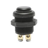 Buton de pornire cu revenire din plastic, negru, Breckner Germany