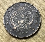 MNDSTR6 Argentina dos centavos 1892