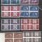 ROMANIA 1958 - CENTENARUL MARCII POSTALE (NEDANTELAT), BLOCURI, MNH - LP 463a