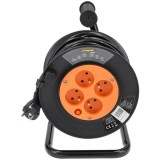 Sthor 82692 - Derulator cablu electric 25 m 4 prize cu maner