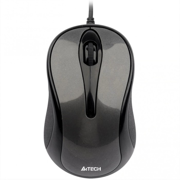 MOUSE A4tech, &quot;N 350&quot;, PC sau NB, cu fir, USB, optic, 1000 dpi, butoane/scroll 3/1, , negru, &quot;N-350-1&quot; (timbru verde 0.18 lei)