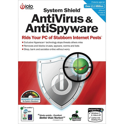 Licenta 2024 pentru iolo System Shield ANtiVirus &amp;amp; ANtiSpyware - 1-AN / 10-Dispozitive