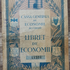 Libret de Economii CEC din perioada regalista, anii '30-'40