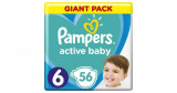 Pampers Active Baby Giant Pack Pelenkacsomag 13-18kg Junior 6 (56db)