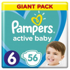 Pampers Active Baby Giant Pack Pelenkacsomag 13-18kg Junior 6 (56db)