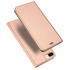 Husa iPhone 7 Plus - DUX DUCIS Book Type Rose Gold foto