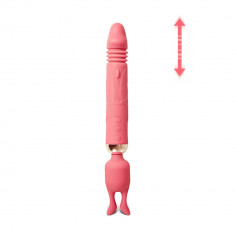 Vibrator Thrusting Pink Tickling
