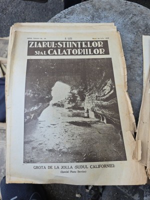 Ziarul Ştiinţelor şi al Călătoriilor nr.30/1930 foto