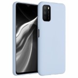 Husa pentru Xiaomi Poco M3, Silicon, Albastru, 53971.58