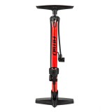 Pompa manuala metalica cu manometru PU02 AMiO, 11 BAR / 160 PSI, cap universal dublu pentru valve auto si bicicleta, furtun 65 cm, inaltime 62 cm