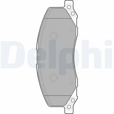 DELPHI LP2082 set placute frana,frana disc foto