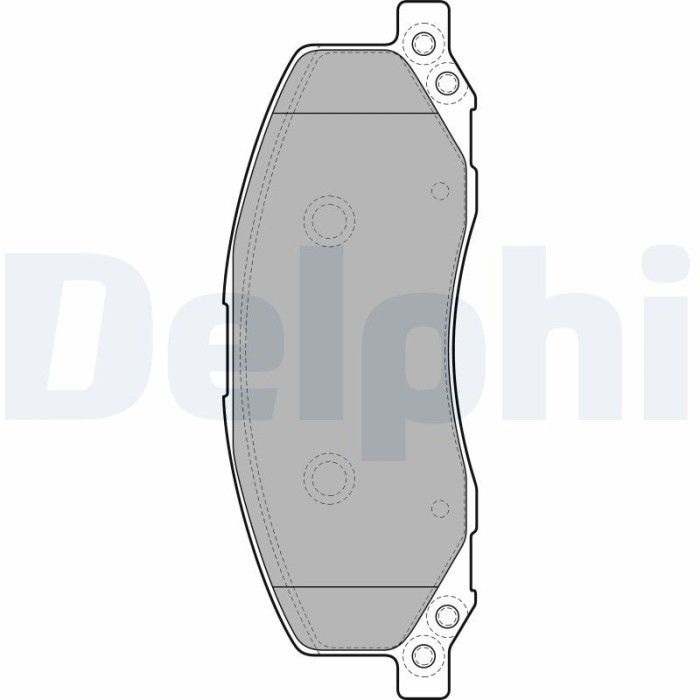 DELPHI LP2082 set placute frana,frana disc