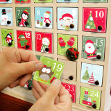 Set autocolante calendar de Advent - 5 x 5 cm, Oem