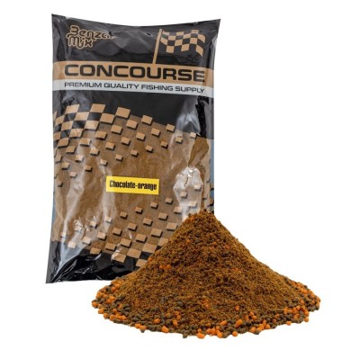 Nada Benzar Mix Concourse Method Groundbait and Pellet Choco Orange 800g foto