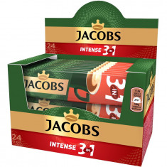 Cafea instant, Jacobs 3 in 1 Intense, 17.5 g x 24 plicuri