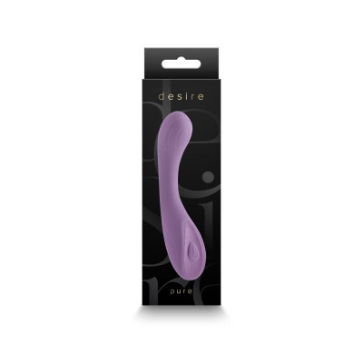Desire Pure Dusty Lavender - Vibrator G Spot pentru Călătorii, 13.7x2.8 cm foto