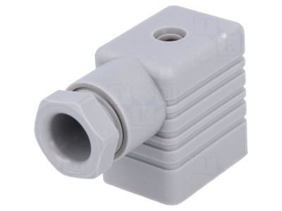 Conector cu valvă 3 pini 90&amp;deg; IP65 foto