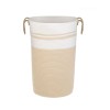 Cos de rufe cu sfoara de bumbac si manere, 42 x 55 cm &ndash; capacitate 60L, practic si elegant