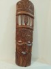 Arta tribala ,superbă sculptura realizată din lemn masiv lucrata integral manual ,piesa cu o lucrătură de o foarte mare finete