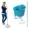 Set Mop Premium Motek cu Galeata ?i Microfibra 100% Koken, Galeata 8L, cu scurgere automata ?i materiale de inalta calitate