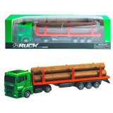 Camion cu remorca + lemne