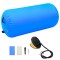 vidaXL Rulou de gimnastică gonflabil cu pompă, albastru, 120x75 cm PVC