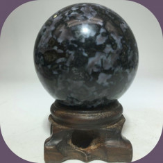 Sfera Gabbro, Ucraina_diametru 54 mm_greutate 272 grame * cod 154.2 * foto