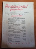 Invatamantul popular ianuarie 1939 anul 1,nr. 1-revista de padagogie practica