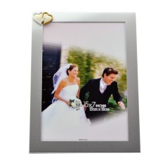 Rama foto Wedding Hearts, 13x18 - Argintiu