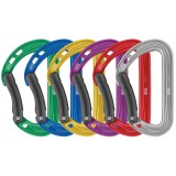 Set 6 Carabiniere Alpinism PETZL Spirit, Clapeta Curbata, Keylock, 23kN, Multicolor - Ușoare &amp; Versatile