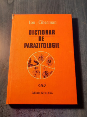 Dictionar de parazitologie Ion Gherman foto