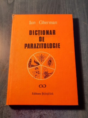 Dictionar de parazitologie Ion Gherman foto