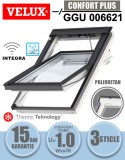 Fereastra mansarda VELUX GGU 006621, electrica, poliuretan, 3 sticle