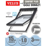 Fereastra mansarda VELUX GGU 006621, electrica, poliuretan, 3 sticle