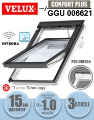 Fereastra mansarda VELUX GGU 006621, electrica, poliuretan, 3 sticle
