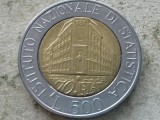 ITALIA-500 LIRE 1996 (70th Anniversary - National Institute of Statistics), Europa