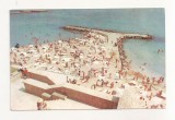 RF55 -Carte Postala- Eforie Nord, pe plaja, circulata 1965