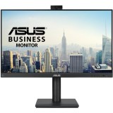 Monitor IPS LED ASUS 23.8 BE249QFK, Full HD (1920 x 1080), VGA, HDMI, DisplayPort, Boxe, Pivot Negru