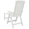 Sezlong, alb, plastic - 4